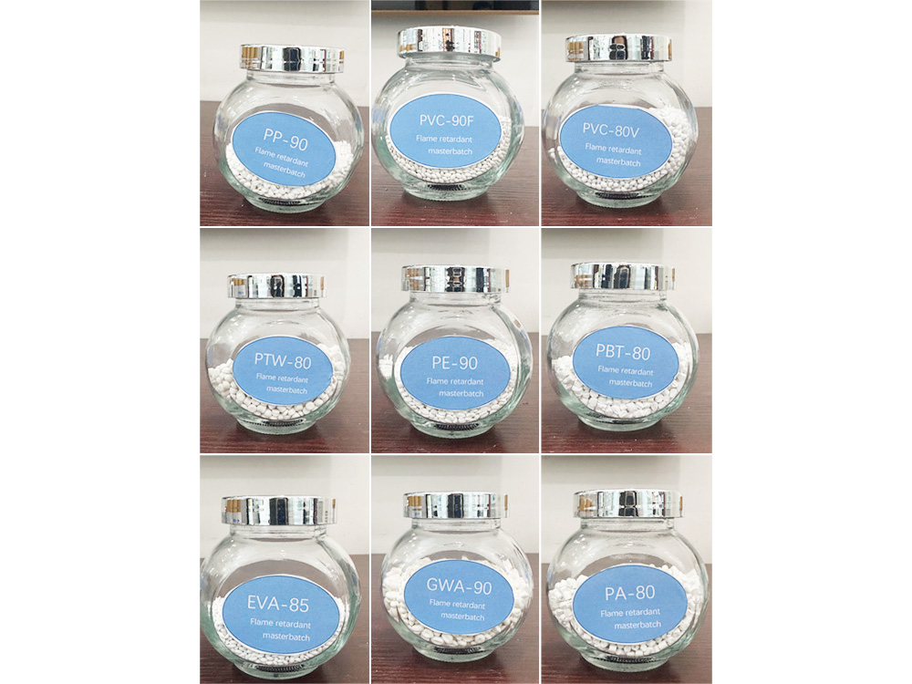 Antimony trioxide masterbatch